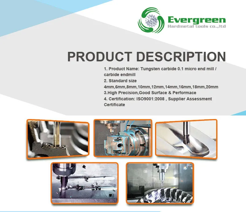 Hot Sell Solid Carbide End Mills for HRC45