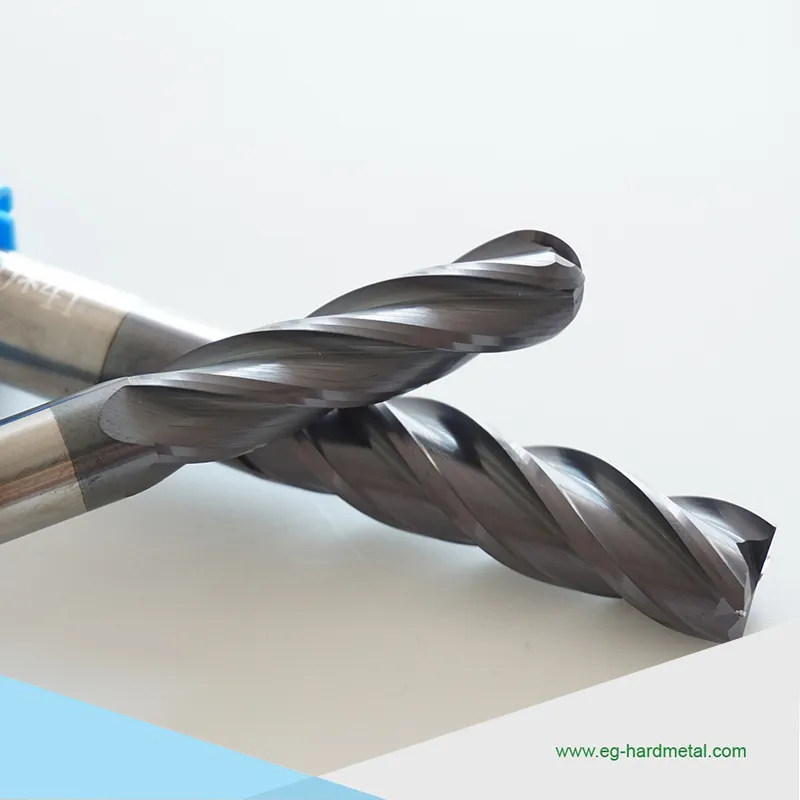 HRC45 HRC50 HRC55 4 Flutes Solid Carbide Square End Mill