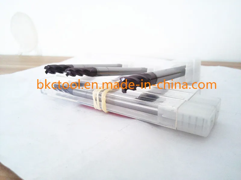 HRC60 Carbide 4f Corner Radius Milling Cutters for Stainless Steel