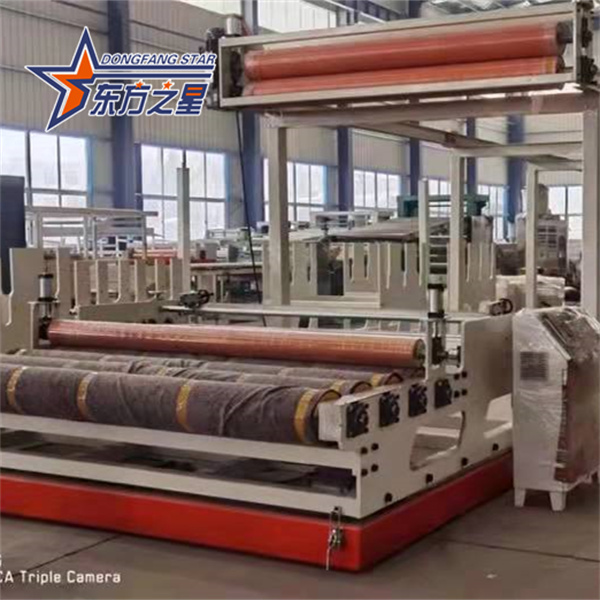 TPE roll to roll lamination machine for car floor mats