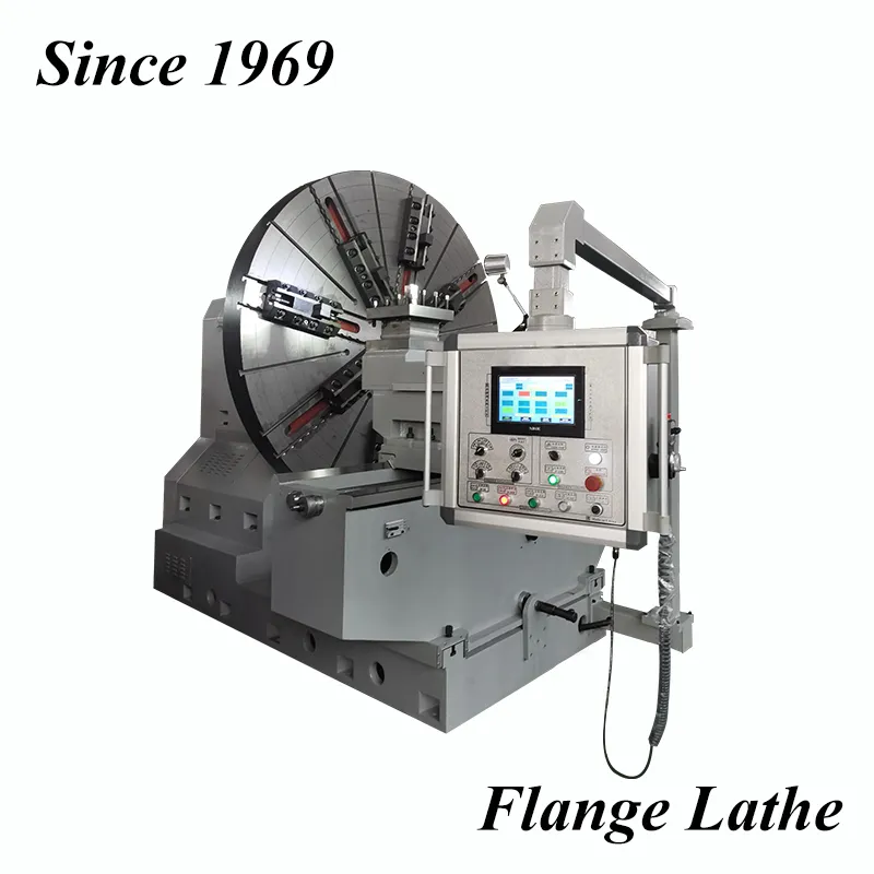 Large Flange Turning Lathe Machine with Special Designed Dro System
