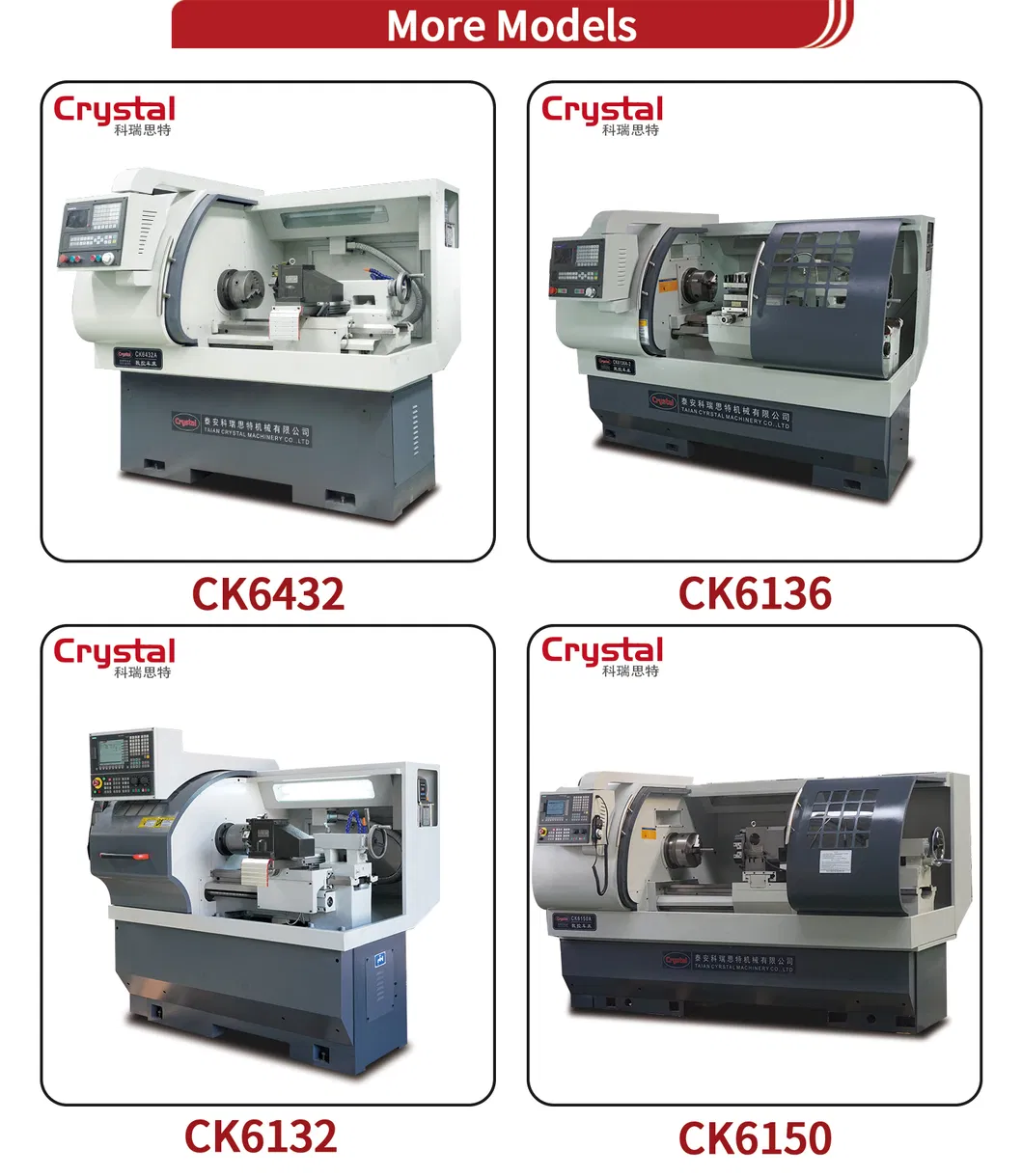 Metal Lathe Automatic Small Tailstock Ck6140A Metal Turning Center CNC Lathe Machine