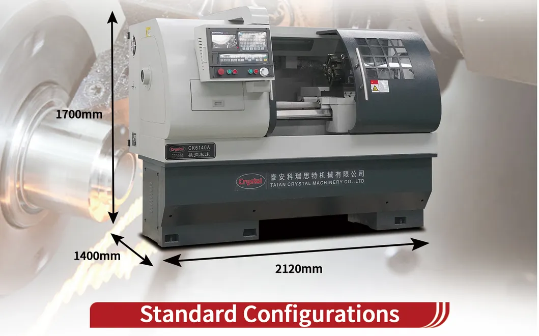 Metal Lathe Automatic Small Tailstock Ck6140A Metal Turning Center CNC Lathe Machine