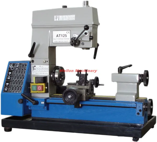Multi Purpose Bench Turning Milling Drilling Machine At125 (Multi function 3 in 1 Bench Lathe drill mill)