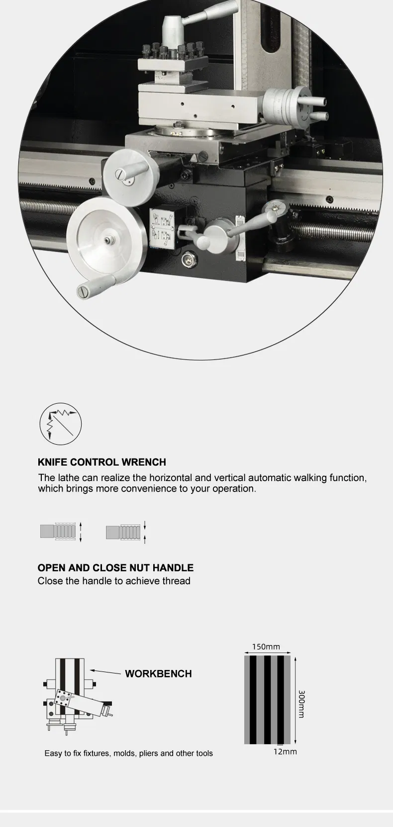 Multi Purpose Combo Lathe Machine Small Combo Lathe Price CT2930