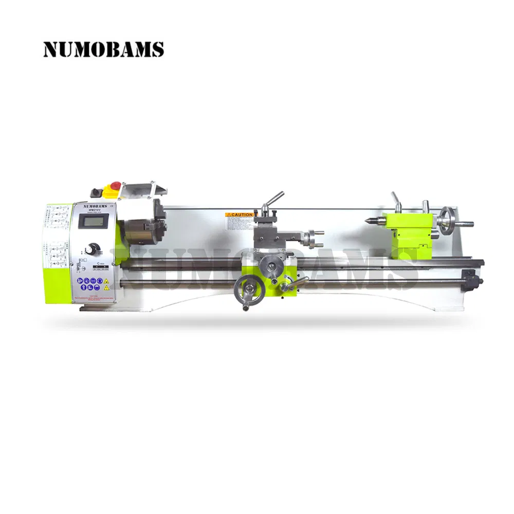Numobams Wm210L 850W Brushless Motor Mt5 Spindle 800mm Working Length with 125mm Chuck Mini Metal Lathe Machine