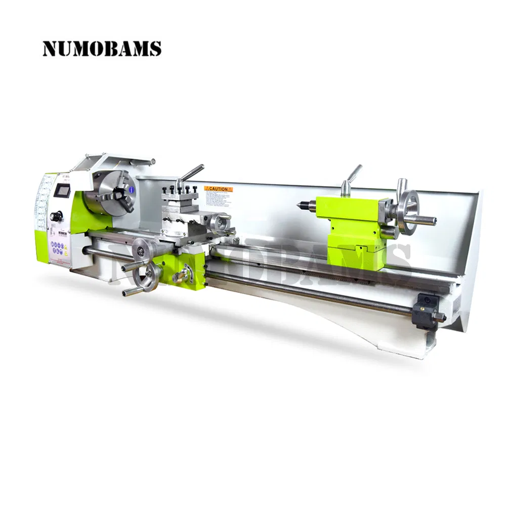 Numobams Wm210L 850W Brushless Motor Mt5 Spindle 800mm Working Length with 125mm Chuck Mini Metal Lathe Machine