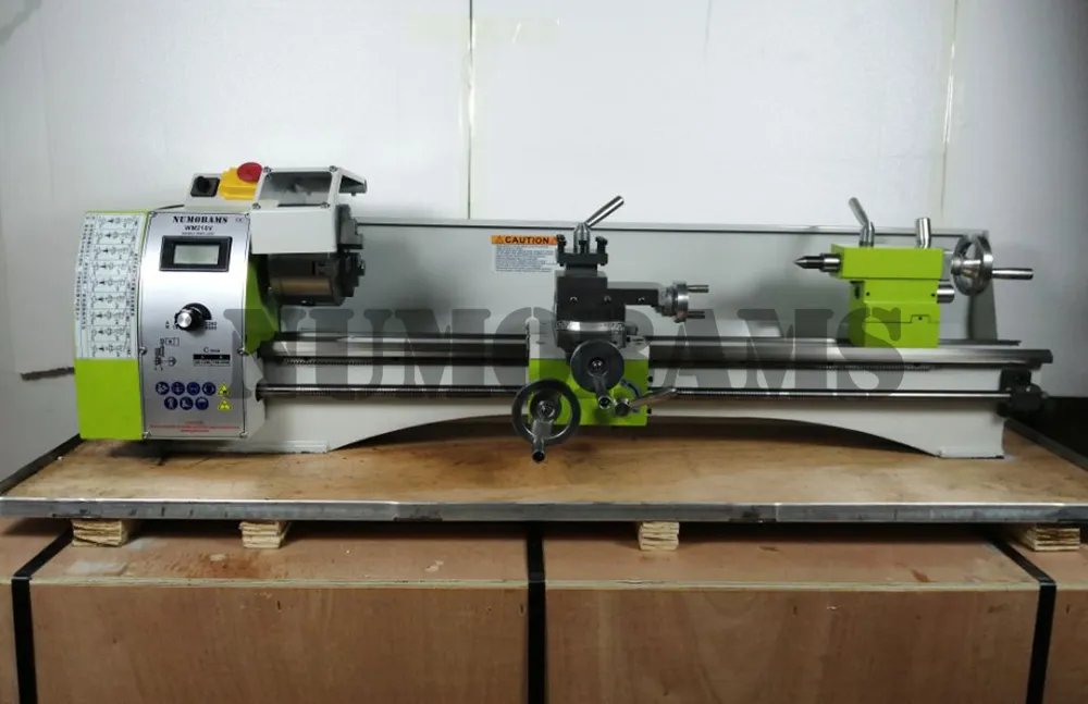 Numobams Wm210L 850W Brushless Motor Mt5 Spindle 800mm Working Length with 125mm Chuck Mini Metal Lathe Machine