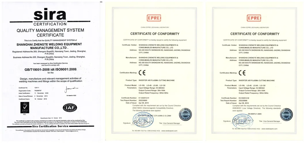 Plasma Cutter Metal Cutting Machine LG60 with Ce