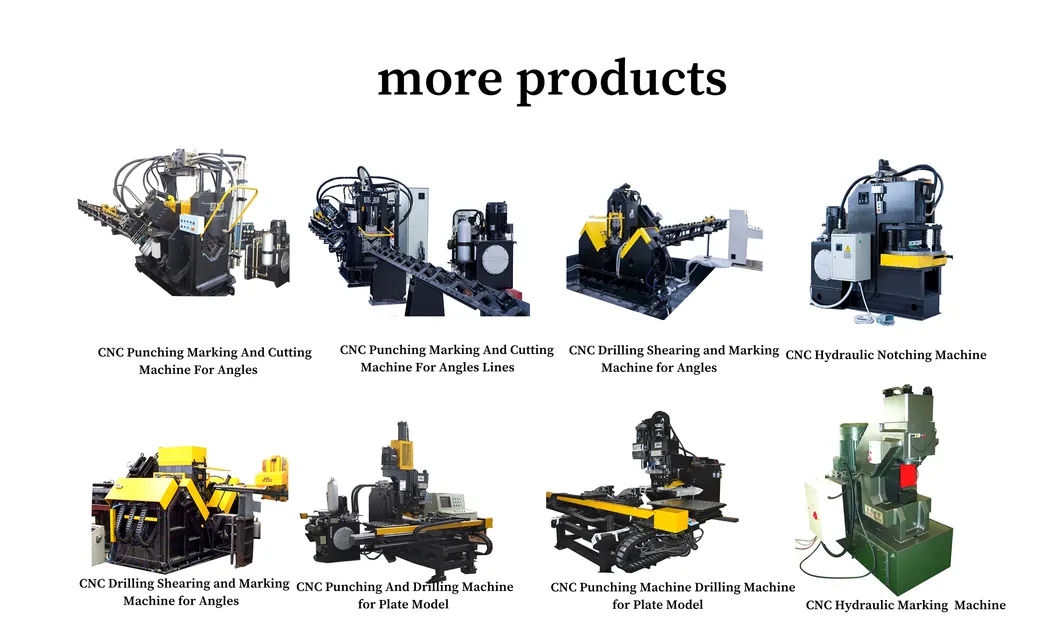 PP123 FINCM CNC Tower Connecting Plate Hydraulic Automatic &nbsp;Punching Marking Machine 1500mm*775mm*25mm