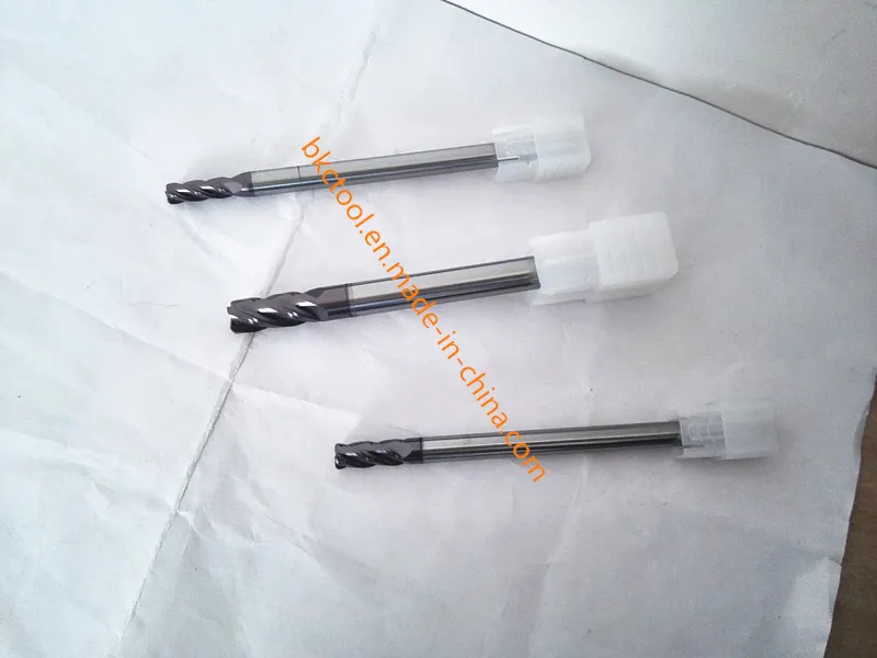 Preda Carbide Long Length Serious 4f Corner Radius Milling Cutters