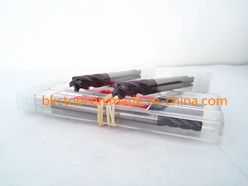 Preda Carbide Long Length Serious 4f Corner Radius Milling Cutters