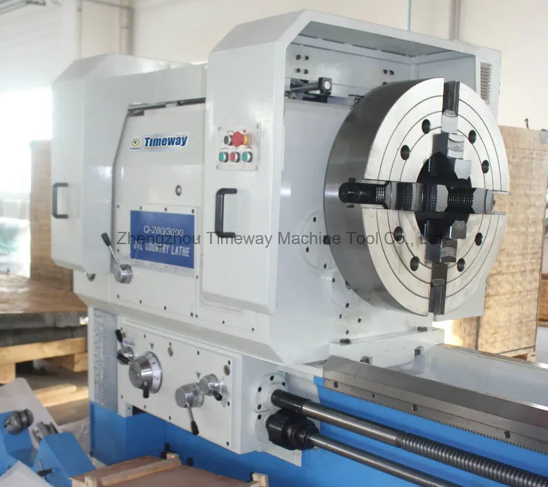 Q-280s Heavy Duty Threading Turning Lathe Machine for Oil Field