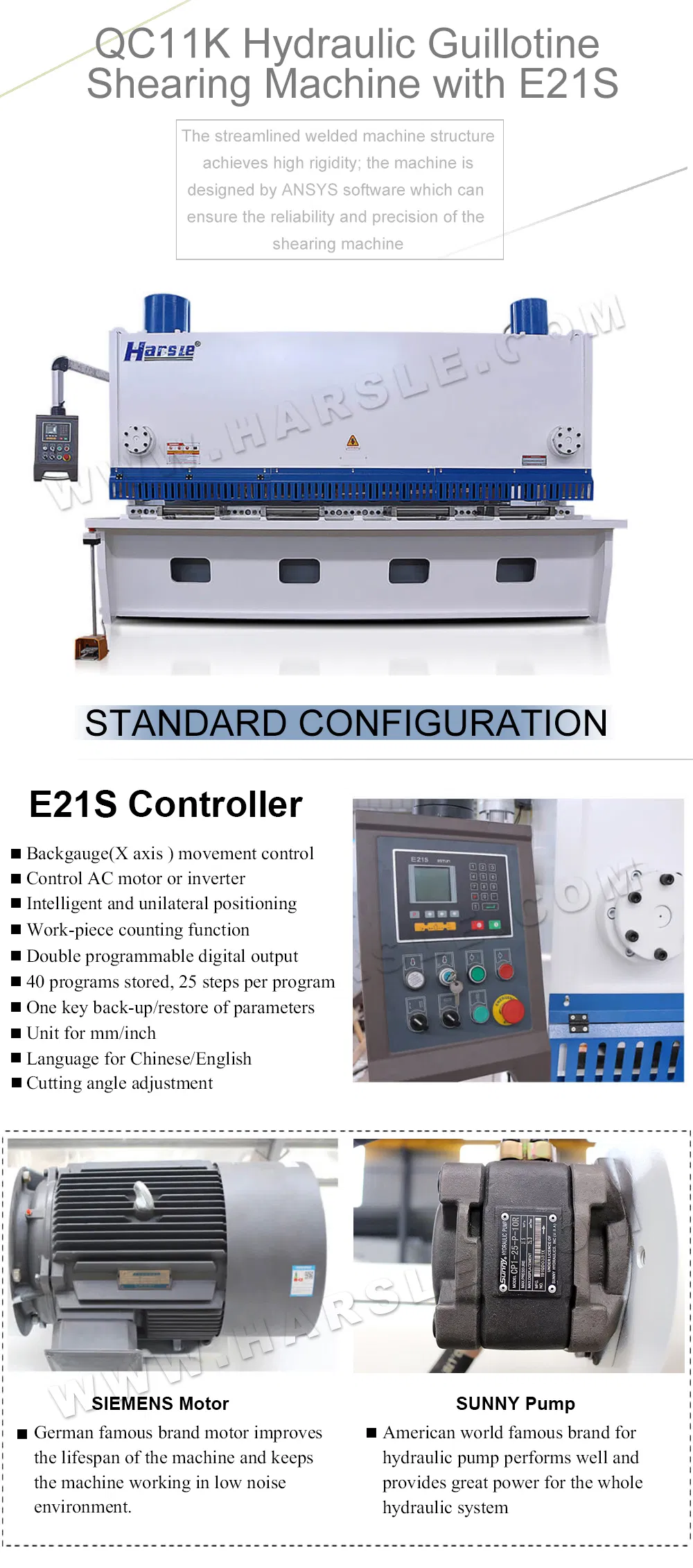 QC11K Hydraulic Guillotine Shearing Machine Widely Praised China Brand