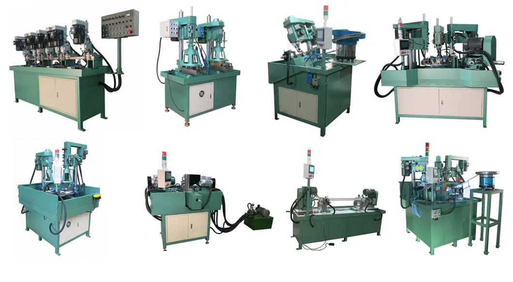 Semi Automatic Double Head Horizontal Type Multi Spindle Tapping Machine for Punching Profiles