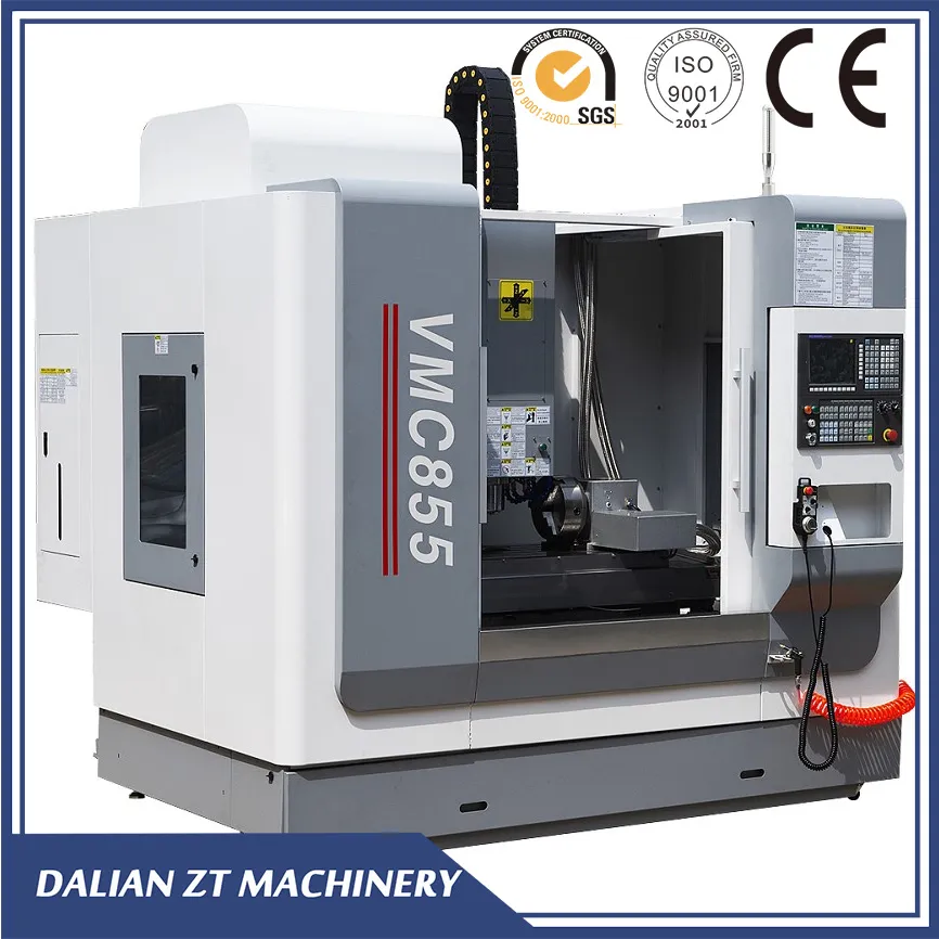 Siemens 4-axis Controller High Speed 12000RPM Vertical Machining Center VMC855 with 24 Tools