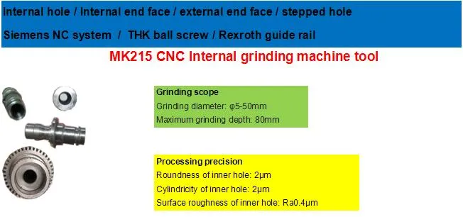 Smallest Size CNC Internal Grinding Machine Tool ID 3-50mm Mk215