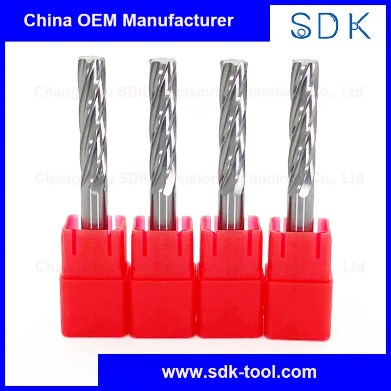 Standard Carbide spiral Flute Reamers for Aluminium in Stocks