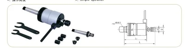 Tapping Machine Tapping Chuck Series J467 J4612 J4620 Reversible Tapping Collet Chuck