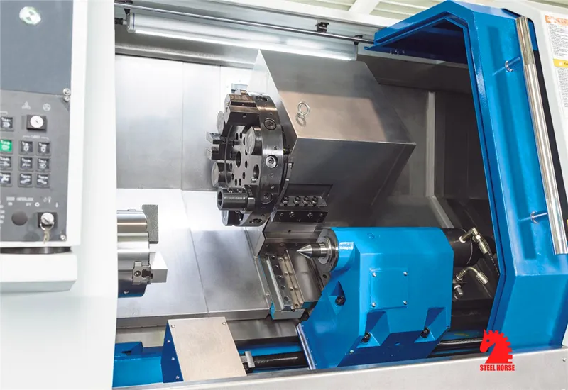 Tc4545 Tc4550 Tc4558 Tc4563 Slant Bed CNC Turnning Lathe Machine Center