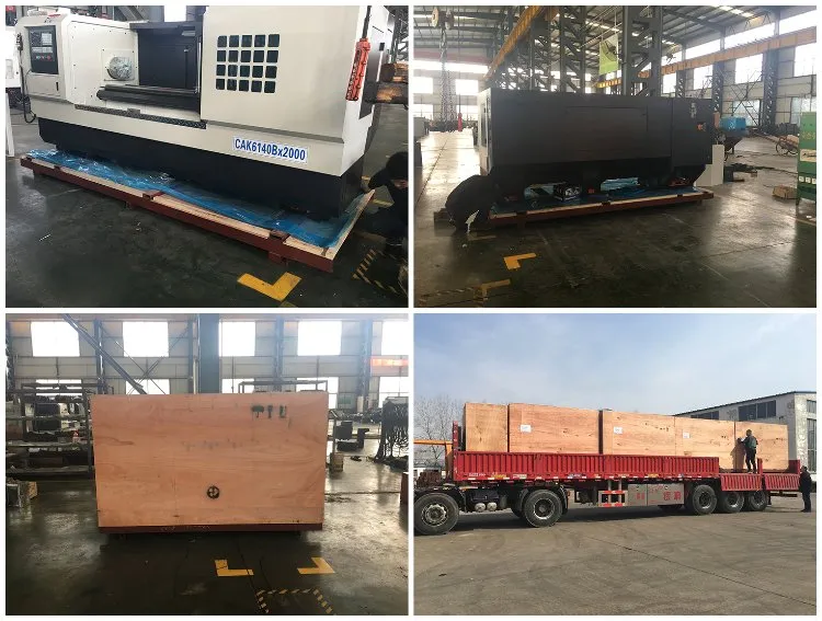 Top-Level Metal Horizontal Flat Bed CNC Lathe Cak6140b*2000mm
