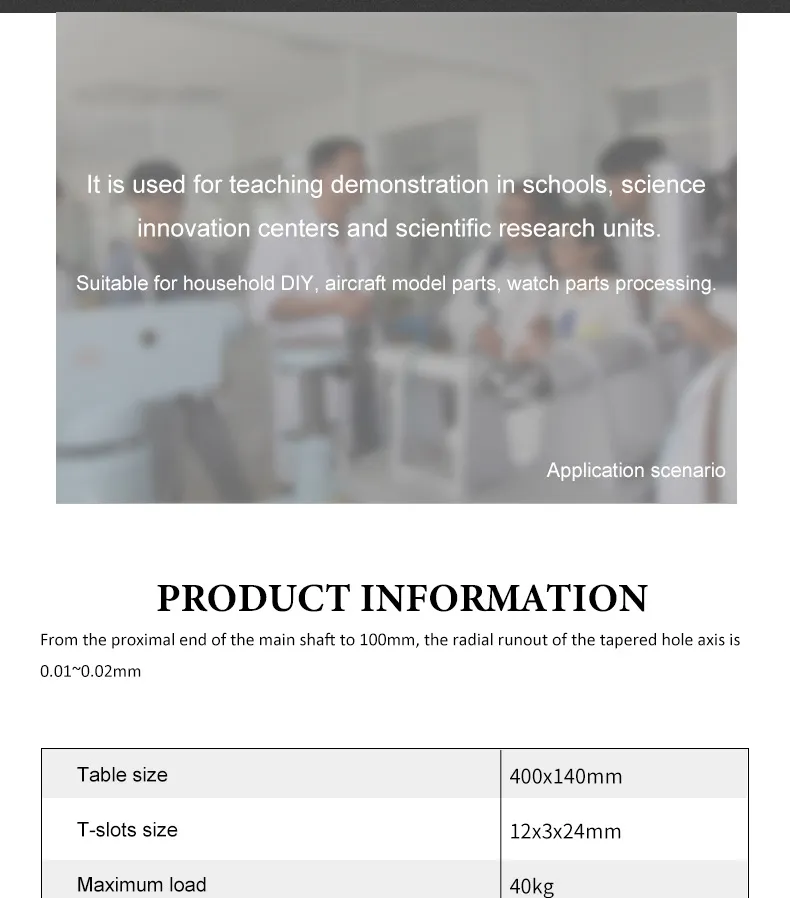 Top Sponsor Listingcnc Machine Milling Milling Machine Supplier CNC Equipment Machine Mini Milling Machine Small Wasp