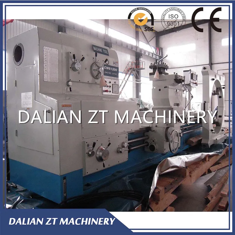 Torno Grande Large Horizontal 970mm Guideway Lathe 6T-32T 3-15m Center Distance