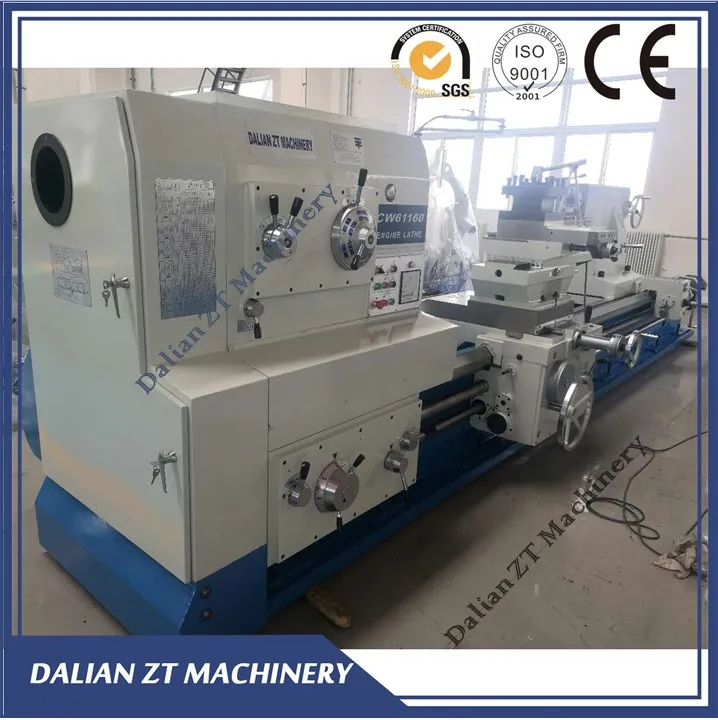 Torno Grande Large Horizontal 970mm Guideway Lathe 6T-32T 3-15m Center Distance