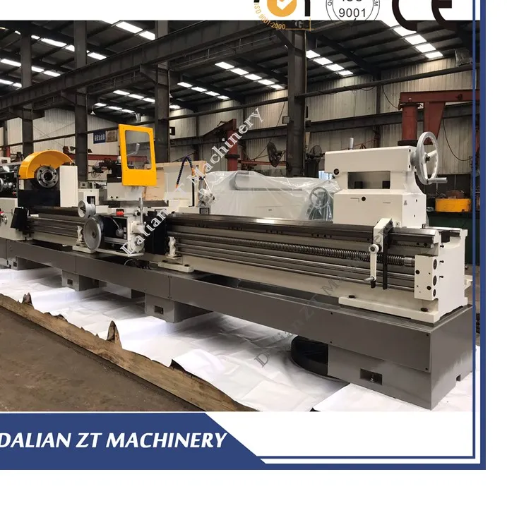 Torno Grande Large Horizontal 970mm Guideway Lathe 6T-32T 3-15m Center Distance