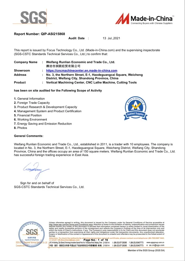 Vertical Machining Center Vmc 855# with Mitsubishi System