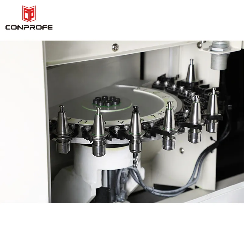 Vertical Type 220V Single Phase CNC Mill Machine Swiss Metal Milling Machine