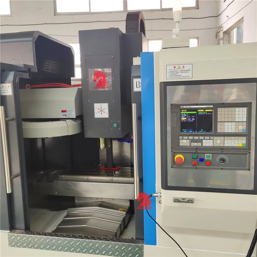Vmc420L 3 4 Axis Metal Small Bench Vertical CNC Milling Machine with Good Precision