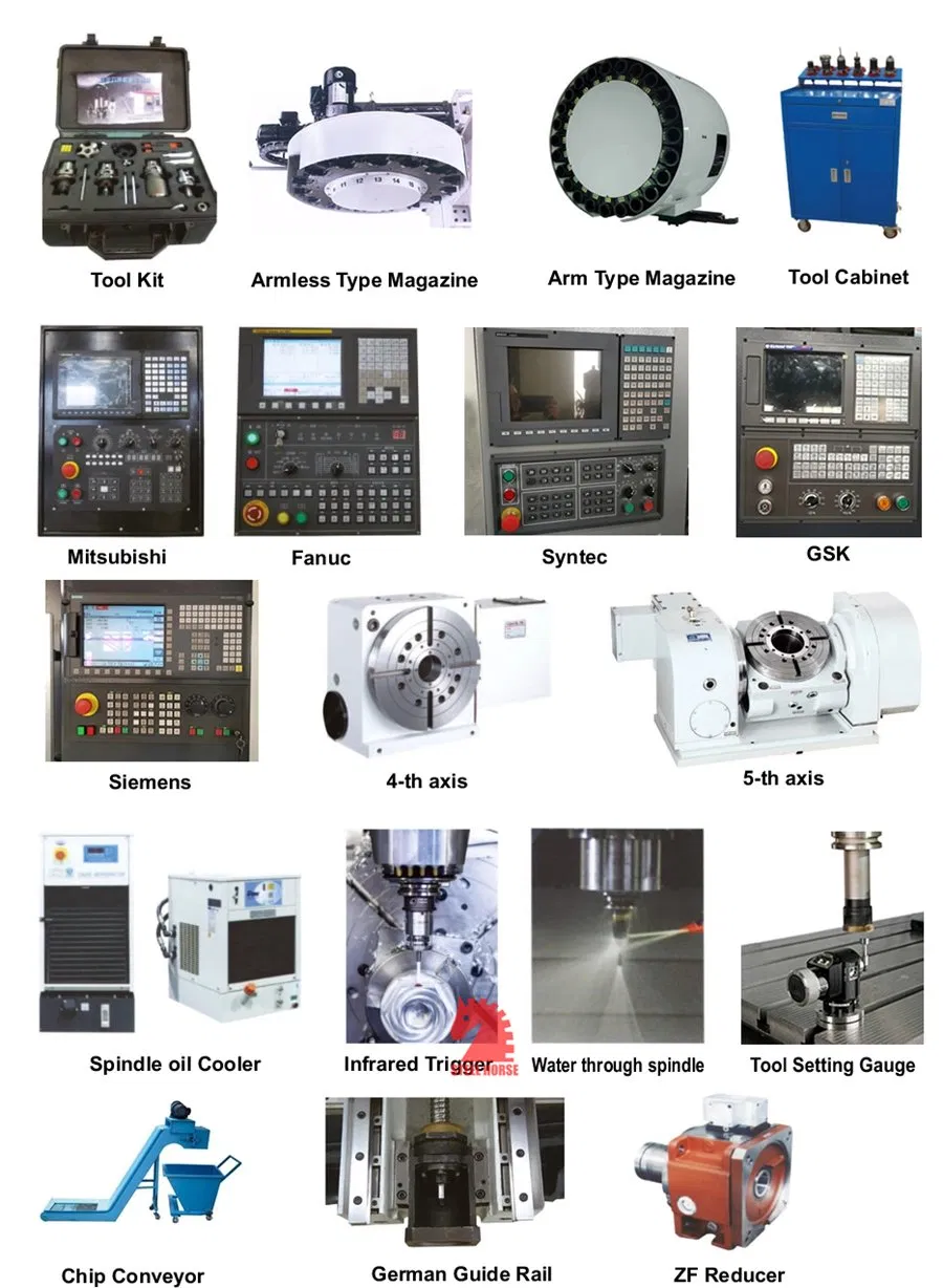 Vmc650L Vmc650L Vmc850L Vmc850L Vertical CNC Machine Center