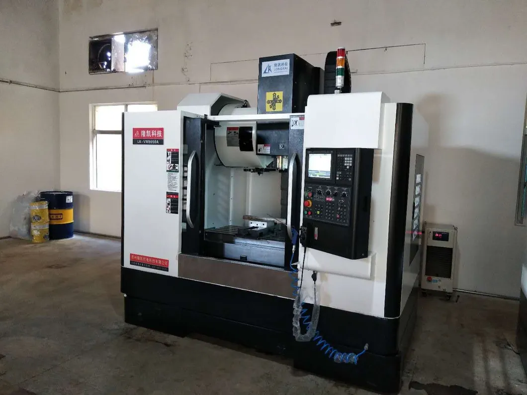 Vmc850 Universal Type 3 Axis 4 Axis 5 Axis Vertical CNC Milling Machine Machining Center