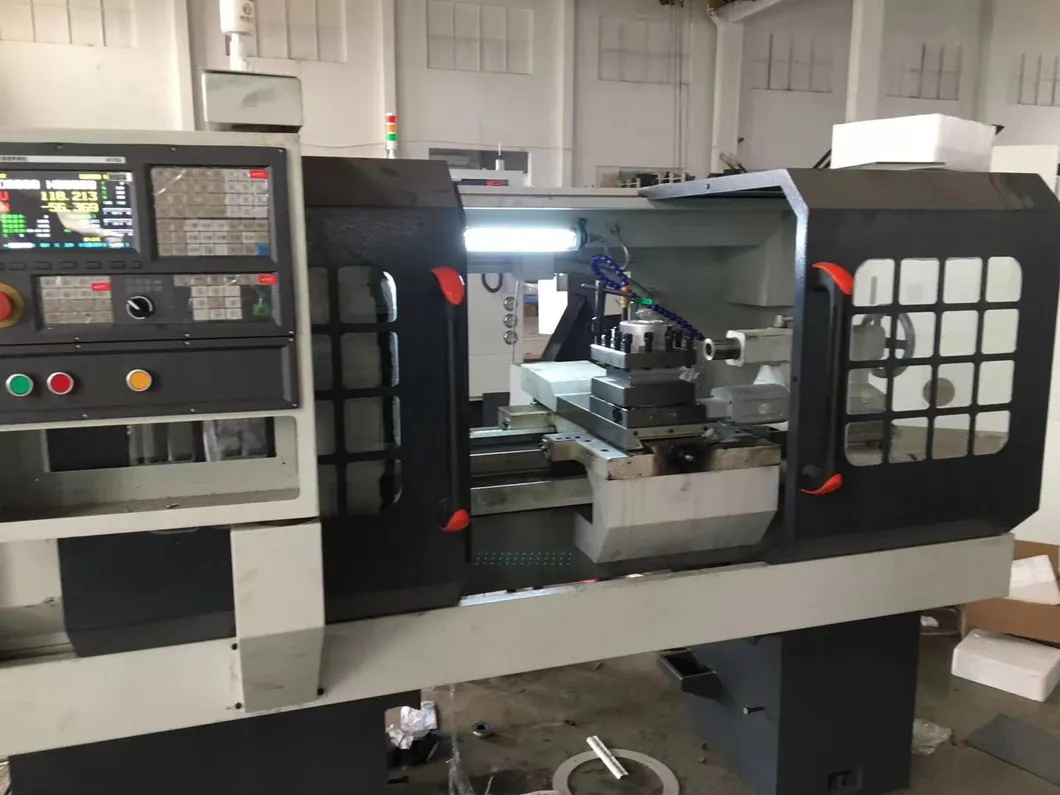 with Slanting Rail 45&Deg CNC Center Lather