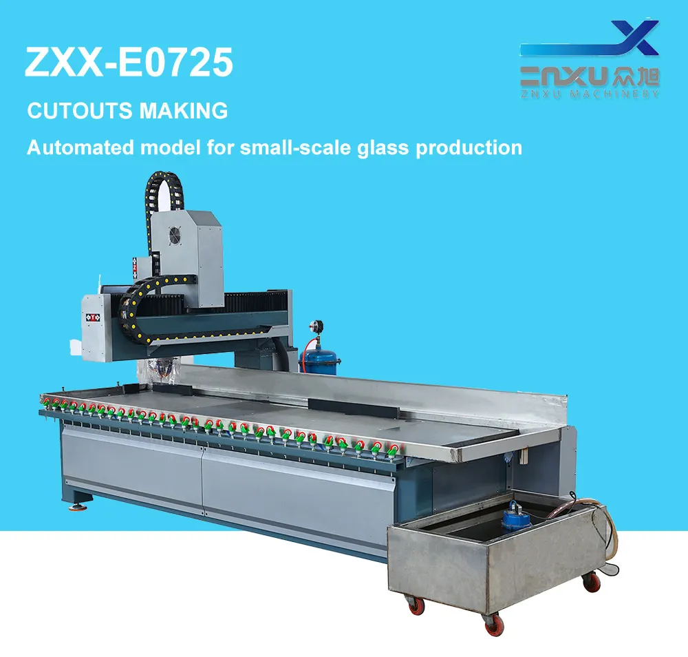 Zxx-E0725 Glass Machine Tempered Glass Machine Price Glass Notching Machine
